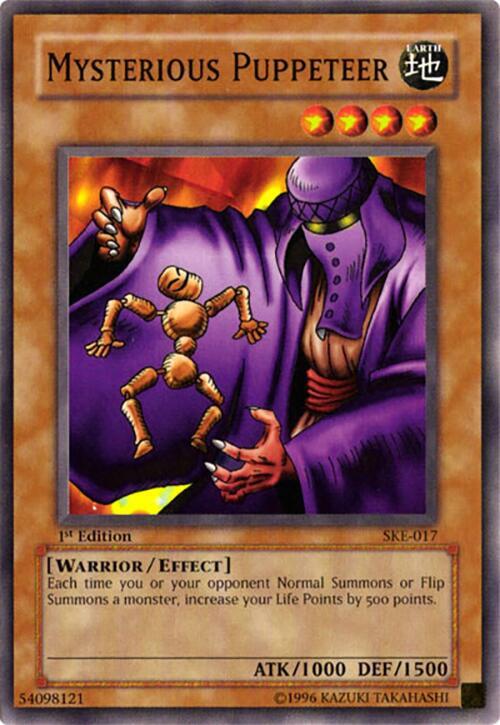 Mysterious Puppeteer SKE-017 card from Starter Deck: Kaiba Evolution