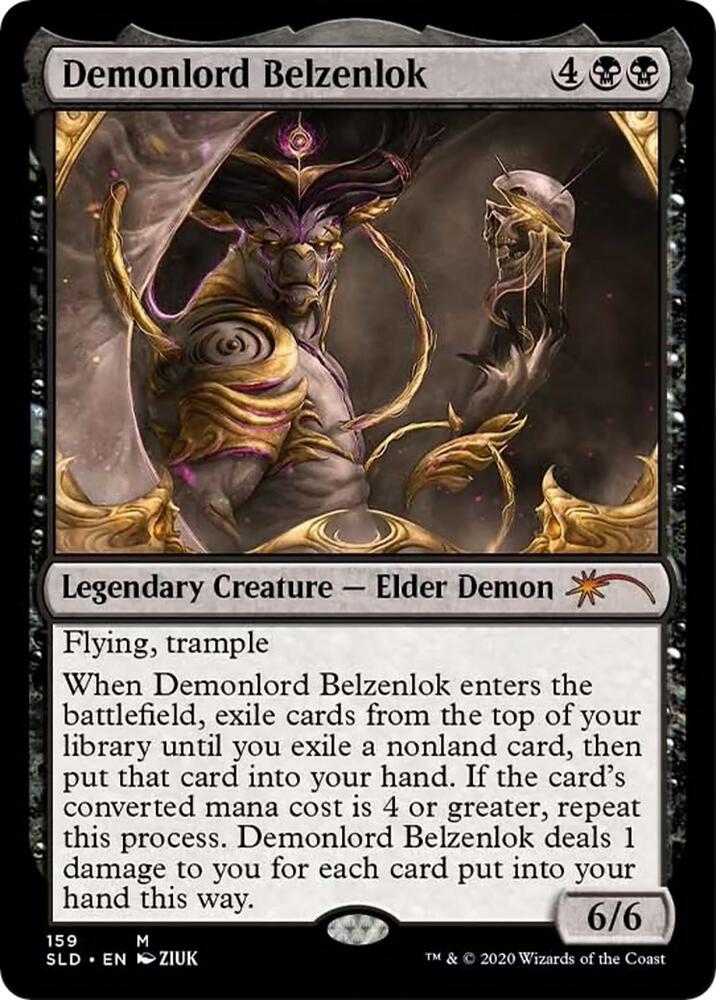 Demonlord Belzenlok 159 card from Secret Lair Drop Series