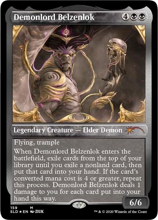 Demonlord Belzenlok (Foil Etched) 159 card from Secret Lair Drop Series