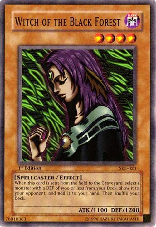 Witch of the Black Forest SKE-020 card from Starter Deck: Kaiba Evolution
