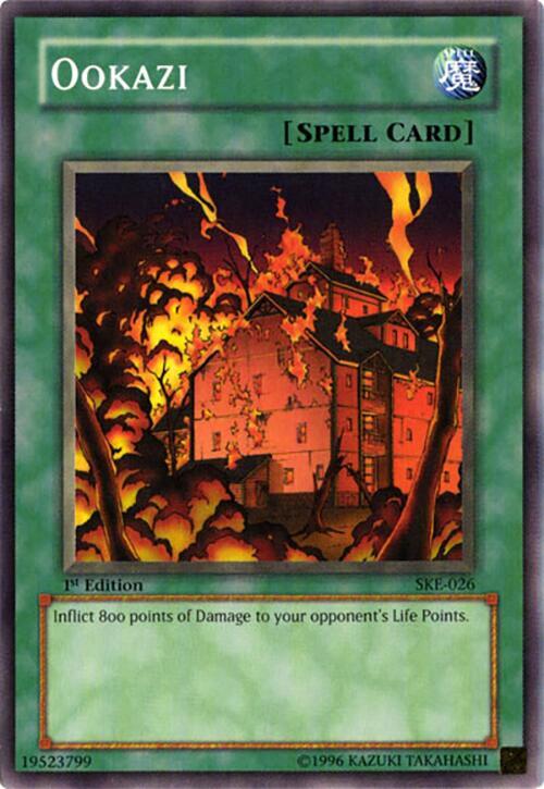 Ookazi SKE-026 card from Starter Deck: Kaiba Evolution