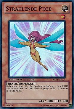 Sunny Pixie (German) - "Strahlende Pixie" AC11-DE004 card from Advent Calendar 2011 (Adventskalender)