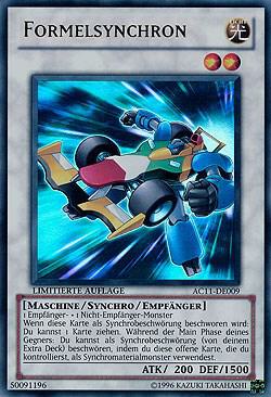 Formula Synchron (German) - "Formelsynchron" AC11-DE009 card from Advent Calendar 2011 (Adventskalender)