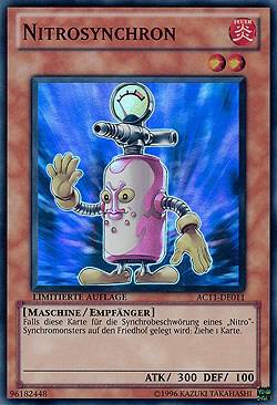 Nitro Synchron (German) - "Nitrosynchron" AC11-DE011 card from Advent Calendar 2011 (Adventskalender)