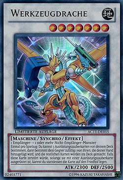 Power Tool Dragon (German) - "Werkzeugdrache" AC11-DE015 card from Advent Calendar 2011 (Adventskalender)