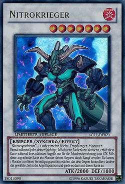 Nitro Warrior (German) - "Nitrokrieger" AC11-DE021 card from Advent Calendar 2011 (Adventskalender)