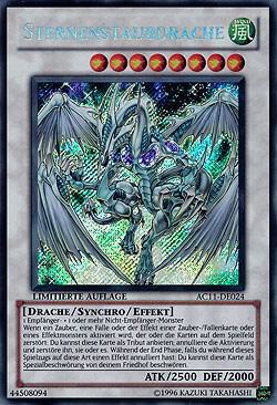 Stardust Dragon (German) - "Sternenstaubdrache" AC11-DE024 card from Advent Calendar 2011 (Adventskalender)