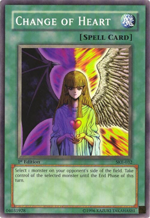 Change of Heart SKE-032 card from Starter Deck: Kaiba Evolution