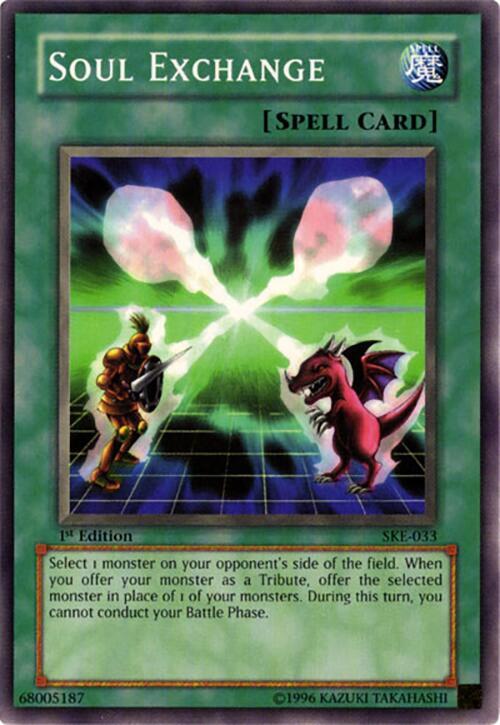 Soul Exchange SKE-033 card from Starter Deck: Kaiba Evolution