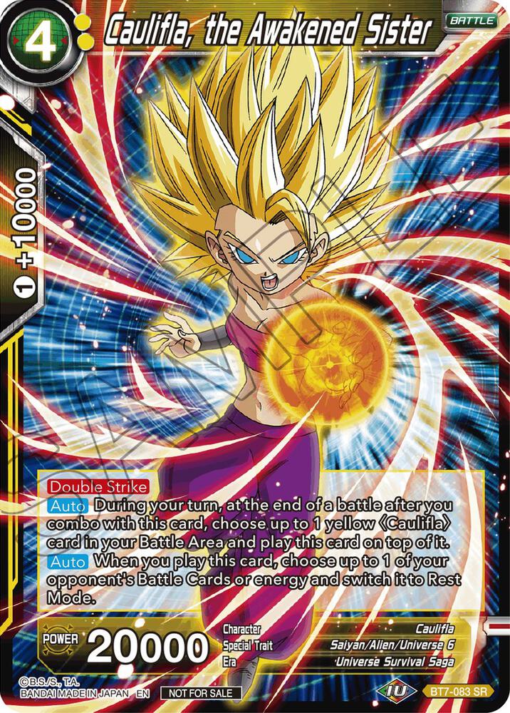 Caulifla, the Awakened Sister BT7-083 card from Tournament Promotion Cards