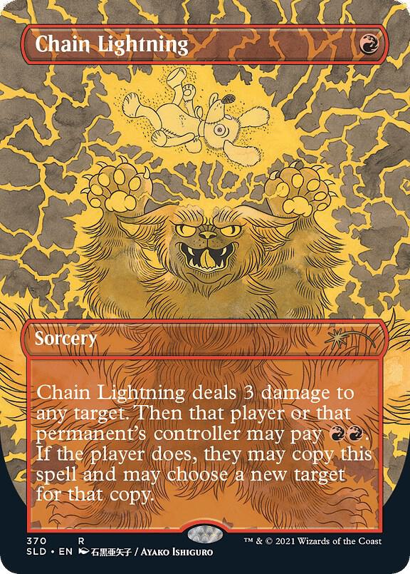 Chain Lightning 370 card from Secret Lair Drop Series