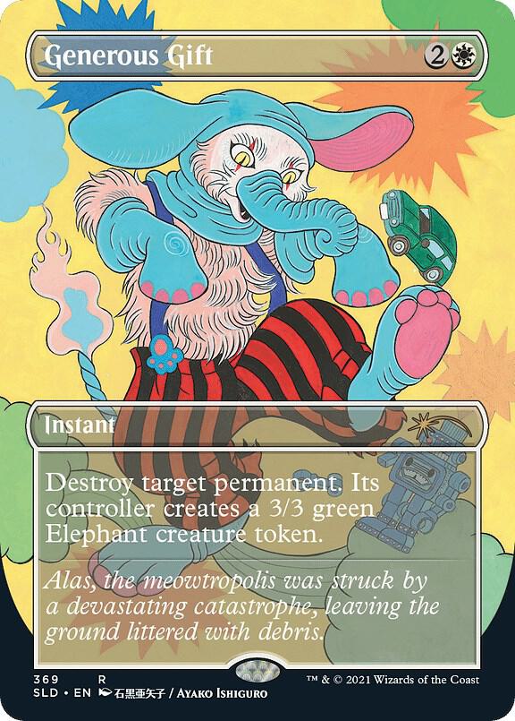 Generous Gift 369 card from Secret Lair Drop Series
