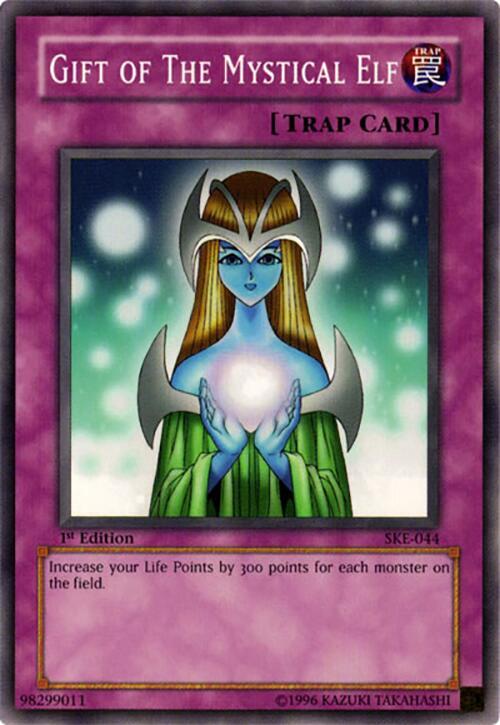 Gift of The Mystical Elf SKE-044 card from Starter Deck: Kaiba Evolution