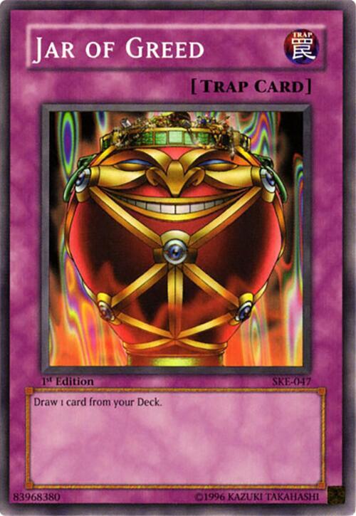 Jar of Greed SKE-047 card from Starter Deck: Kaiba Evolution