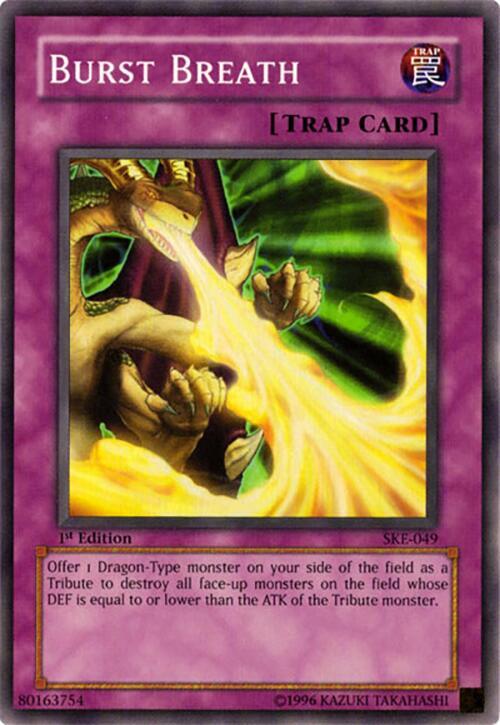 Burst Breath SKE-049 card from Starter Deck: Kaiba Evolution