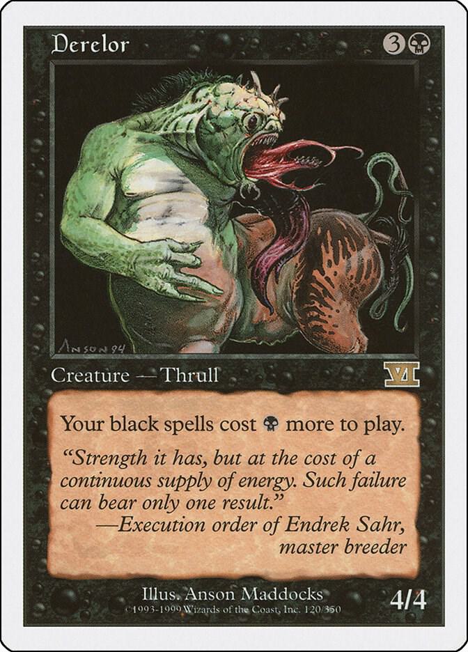 Derelor 120 card from Classic Sixth Edition