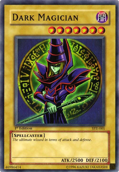 Dark Magician SYE-001 card from Starter Deck: Yugi Evolution