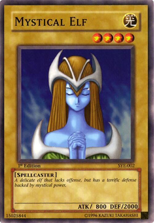 Mystical Elf SYE-002 card from Starter Deck: Yugi Evolution