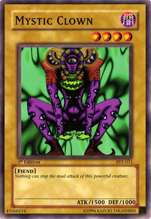 Mystic Clown SYE-011 card from Starter Deck: Yugi Evolution