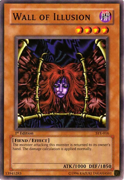 Wall of Illusion SYE-016 card from Starter Deck: Yugi Evolution