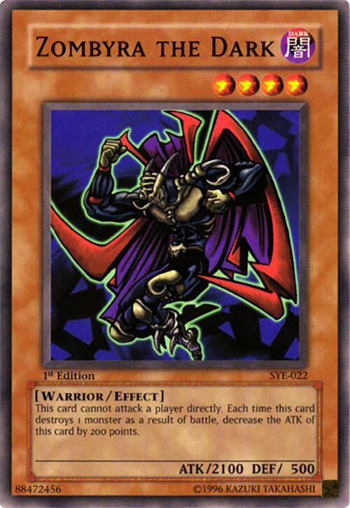 Zombyra the Dark SYE-022 card from Starter Deck: Yugi Evolution