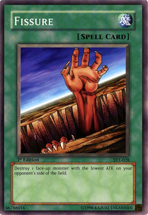 Fissure SYE-028 card from Starter Deck: Yugi Evolution