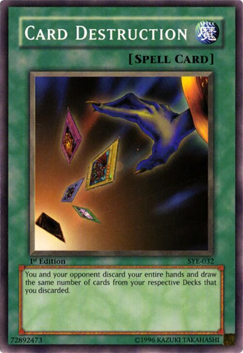 Card Destruction SYE-032 card from Starter Deck: Yugi Evolution