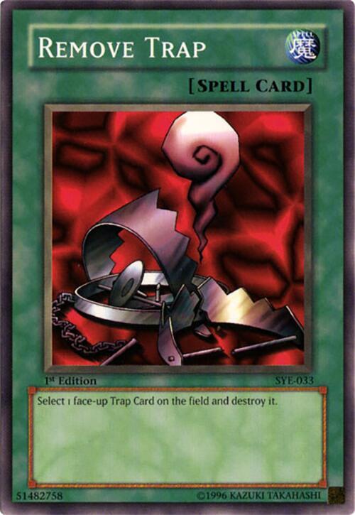 Remove Trap SYE-033 card from Starter Deck: Yugi Evolution
