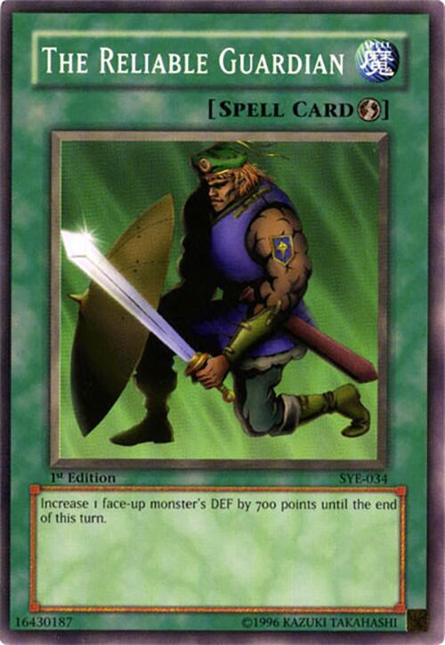 The Reliable Guardian SYE-034 card from Starter Deck: Yugi Evolution