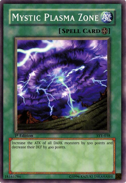 Mystic Plasma Zone SYE-038 card from Starter Deck: Yugi Evolution