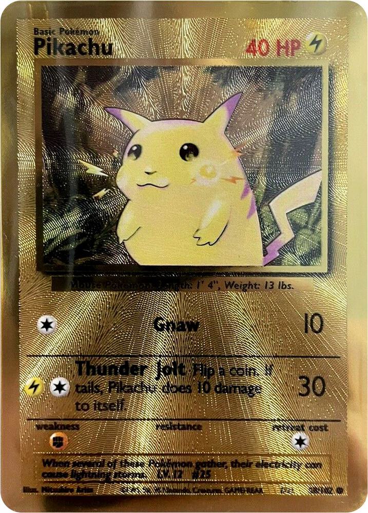 Pikachu - 58/102 (Celebrations Metal Card) 058/102 card from Miscellaneous Cards & Products