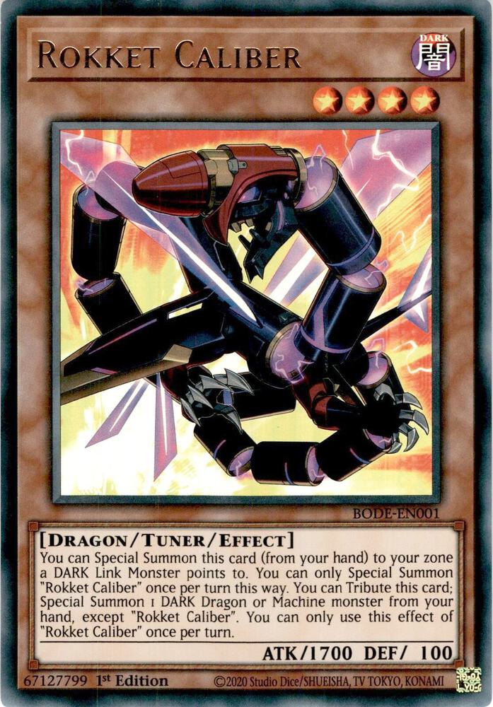 Rokket Caliber BODE-EN001 card from Burst of Destiny