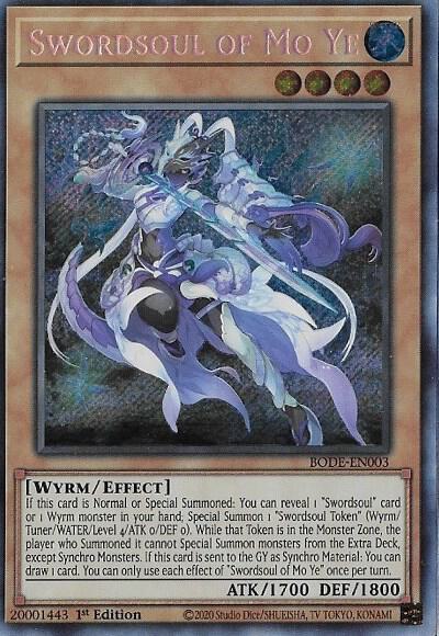 Swordsoul of Mo Ye BODE-EN003 card from Burst of Destiny
