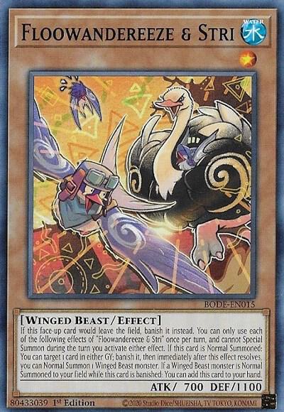 Floowandereeze & Stri BODE-EN015 card from Burst of Destiny