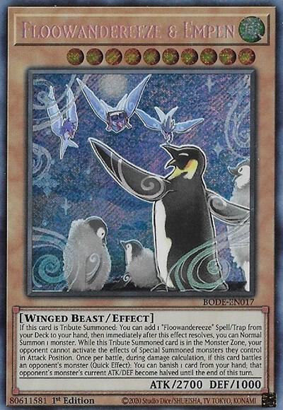 Floowandereeze & Empen BODE-EN017 card from Burst of Destiny