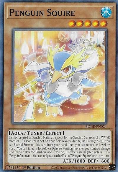 Penguin Squire BODE-EN024 card from Burst of Destiny