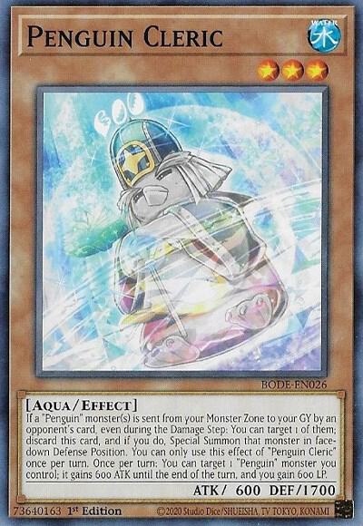 Penguin Cleric BODE-EN026 card from Burst of Destiny