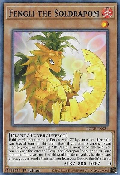 Fengli the Soldrapom BODE-EN031 card from Burst of Destiny