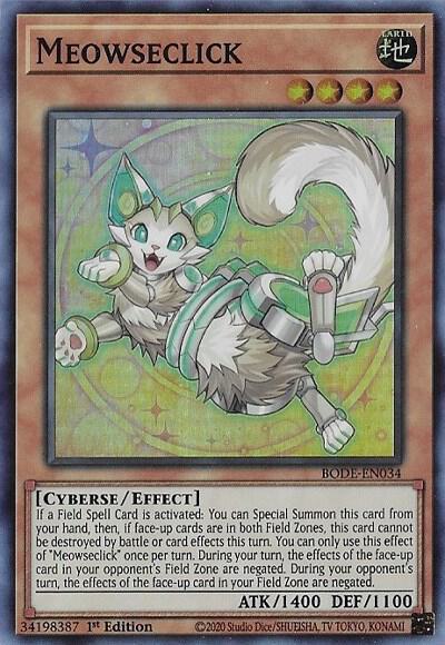 Meowseclick BODE-EN034 card from Burst of Destiny