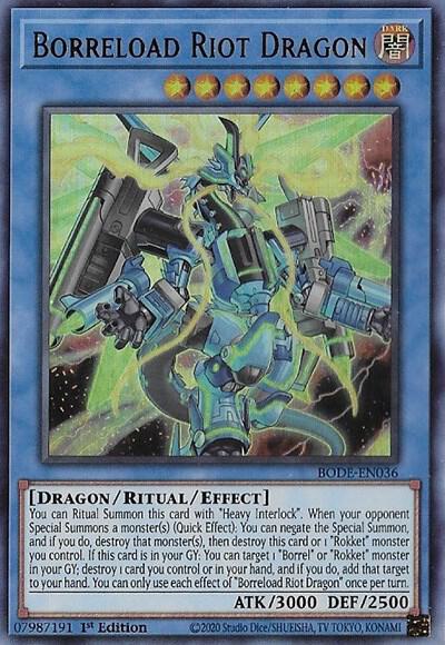 Borreload Riot Dragon BODE-EN036 card from Burst of Destiny