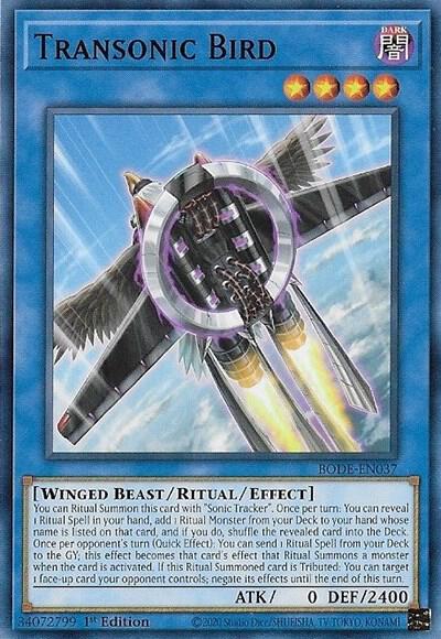 Transonic Bird BODE-EN037 card from Burst of Destiny