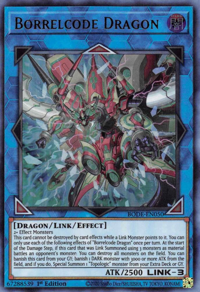 Borrelcode Dragon BODE-EN050 card from Burst of Destiny