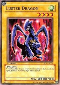 Luster Dragon SD1-EN003 card from Structure Deck: Dragon's Roar