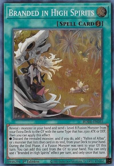 Branded in High Spirits BODE-EN055 card from Burst of Destiny