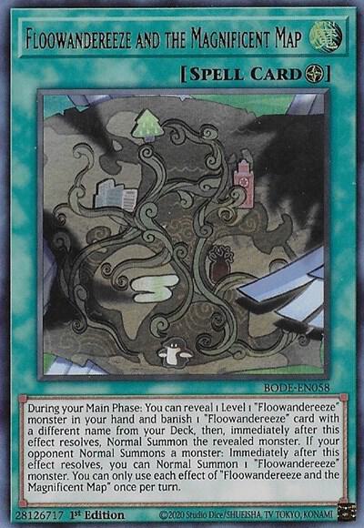 Floowandereeze and the Magnificent Map BODE-EN058 card from Burst of Destiny