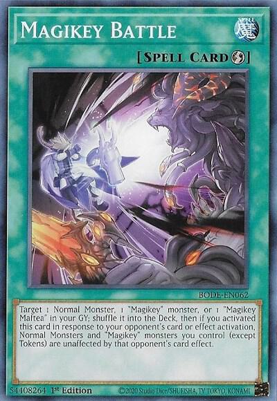 Magikey Battle BODE-EN062 card from Burst of Destiny