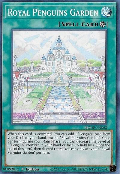 Royal Penguins Garden BODE-EN063 card from Burst of Destiny