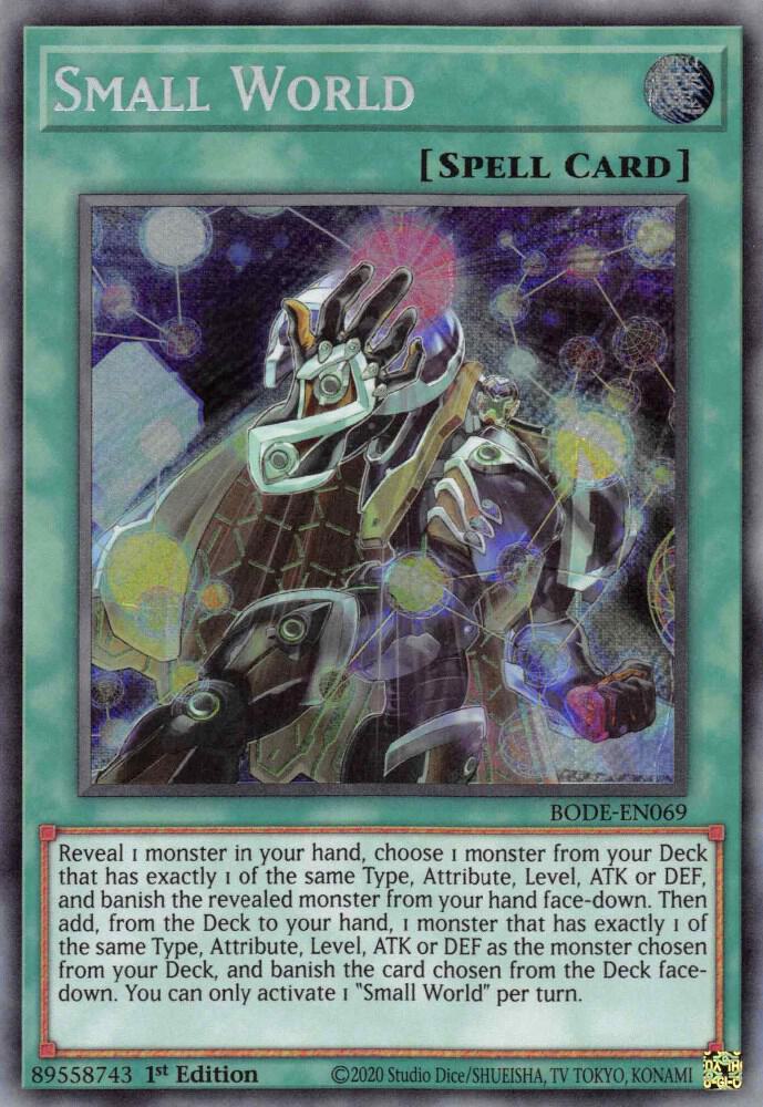 Small World BODE-EN069 card from Burst of Destiny