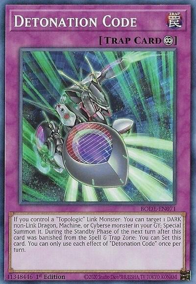 Detonation Code BODE-EN071 card from Burst of Destiny