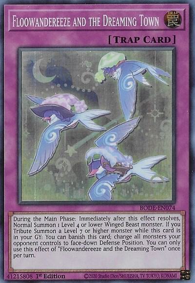 Floowandereeze and the Dreaming Town BODE-EN074 card from Burst of Destiny